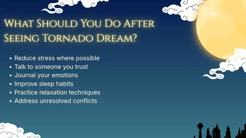 What Should You Do After Seeing Tornado Dream?