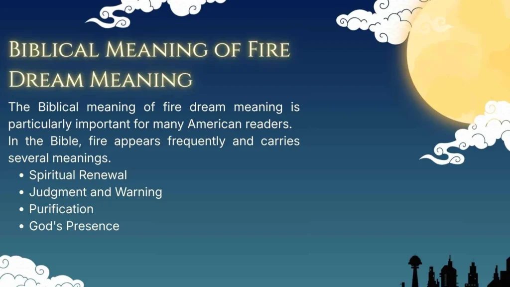 Biblical Meaning of Fire Dream Meaning
