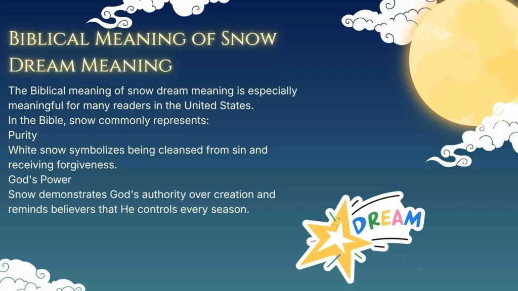 Biblical Meaning of Snow Dream Meaning