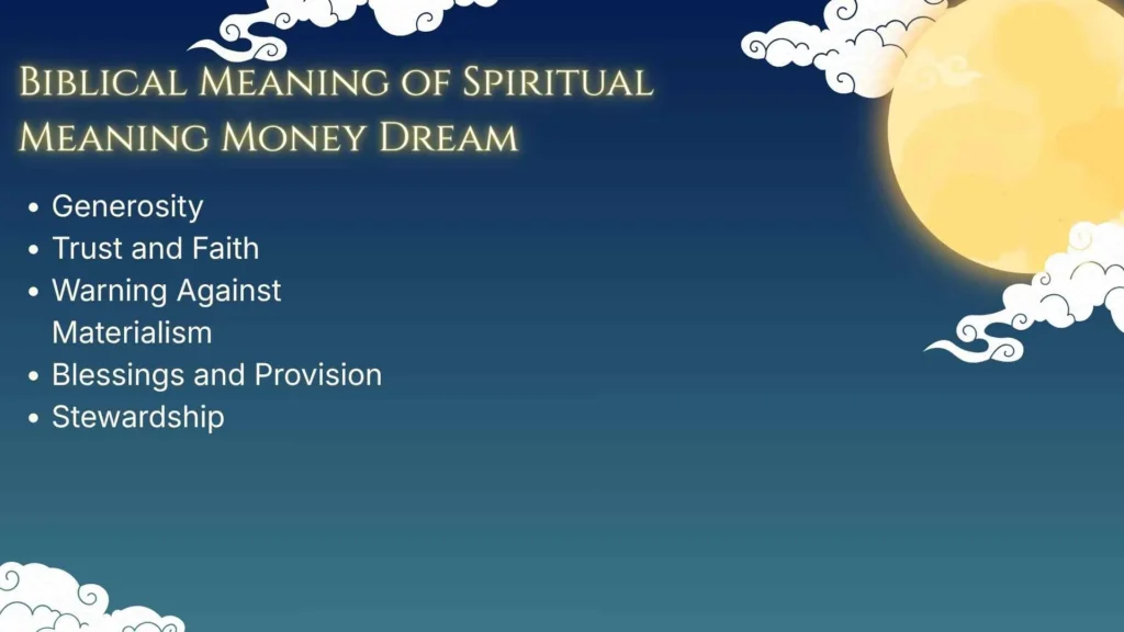 Biblical Meaning of Spiritual Meaning Money Dream