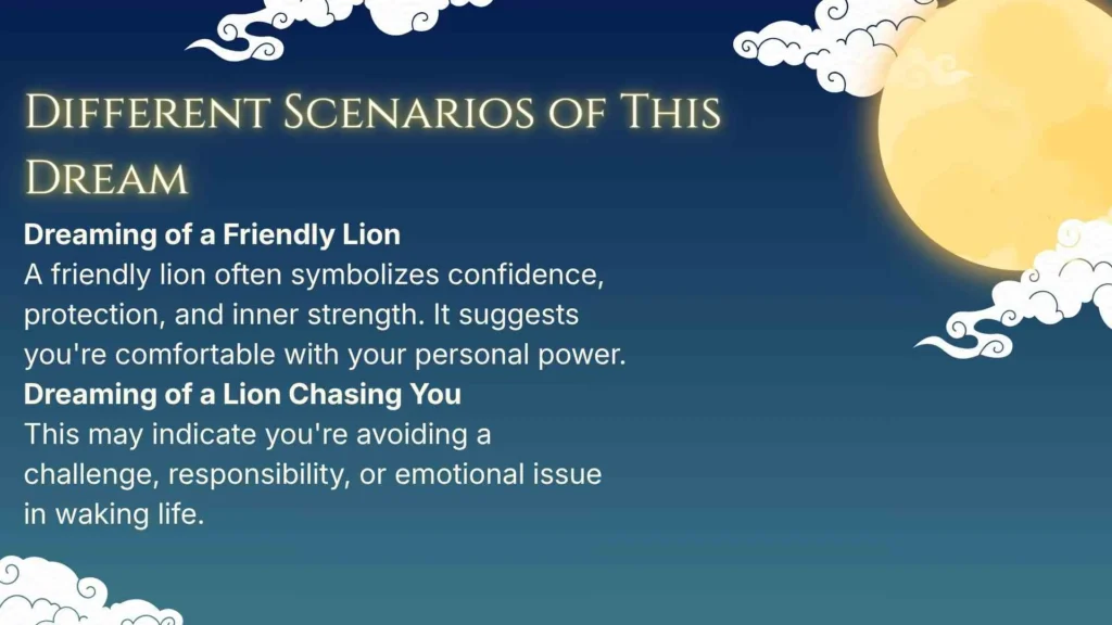 Different Scenarios of This Dream