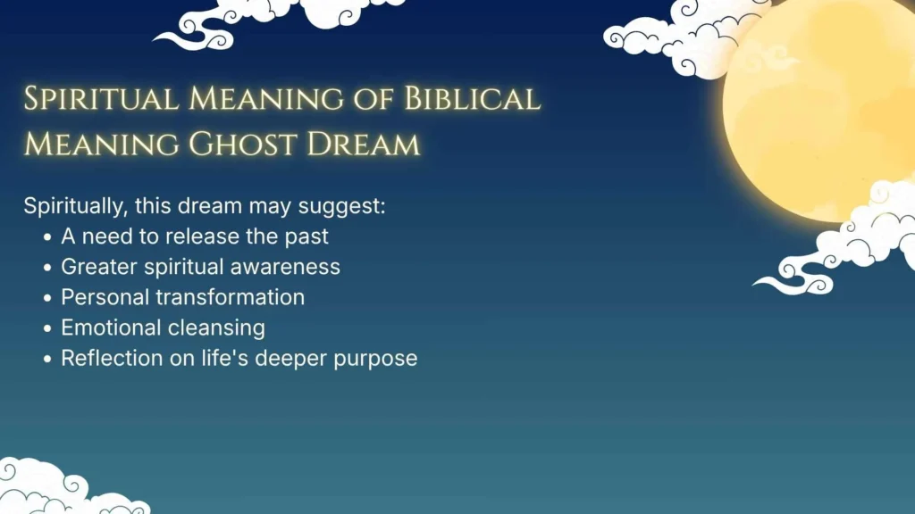 Spiritual Meaning of Biblical Meaning Ghost Dream