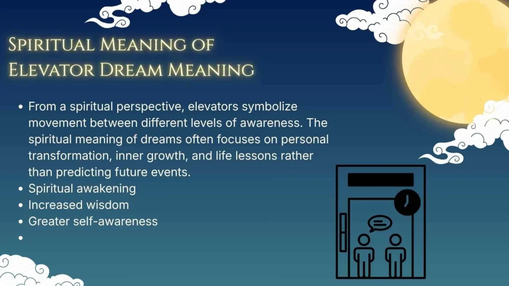 Spiritual Meaning of Elevator Dream Meaning