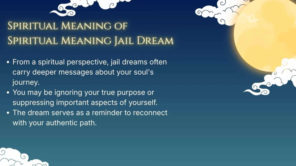 Spiritual Meaning of Spiritual Meaning Jail Dream