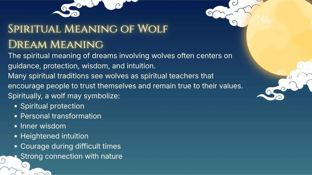 Spiritual Meaning of Wolf Dream Meaning