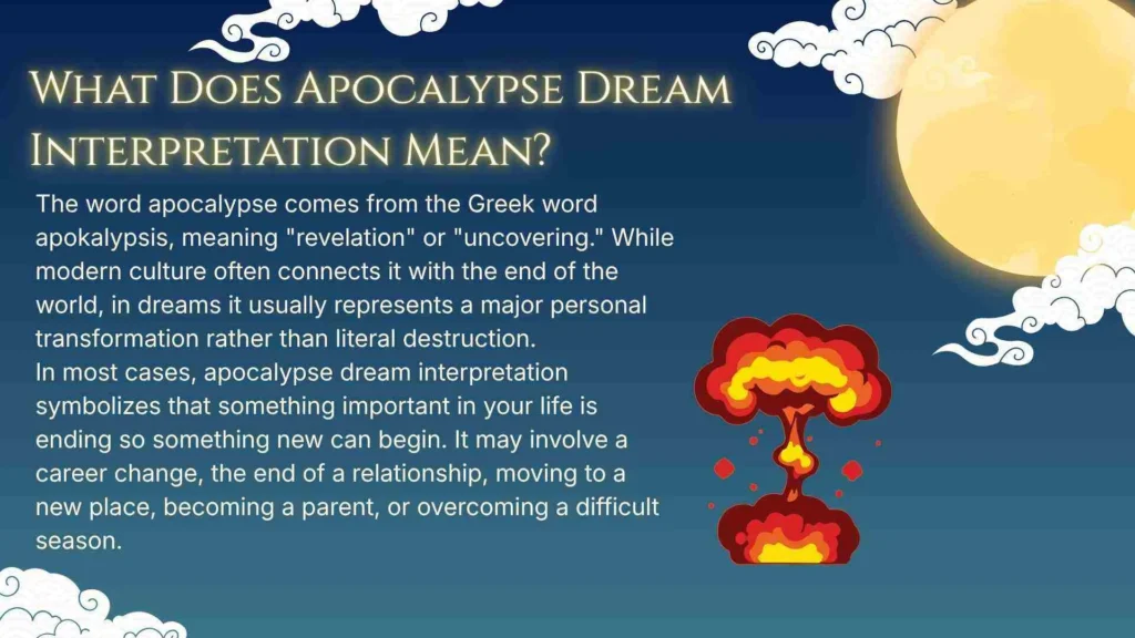 What Does Apocalypse Dream Interpretation Mean?