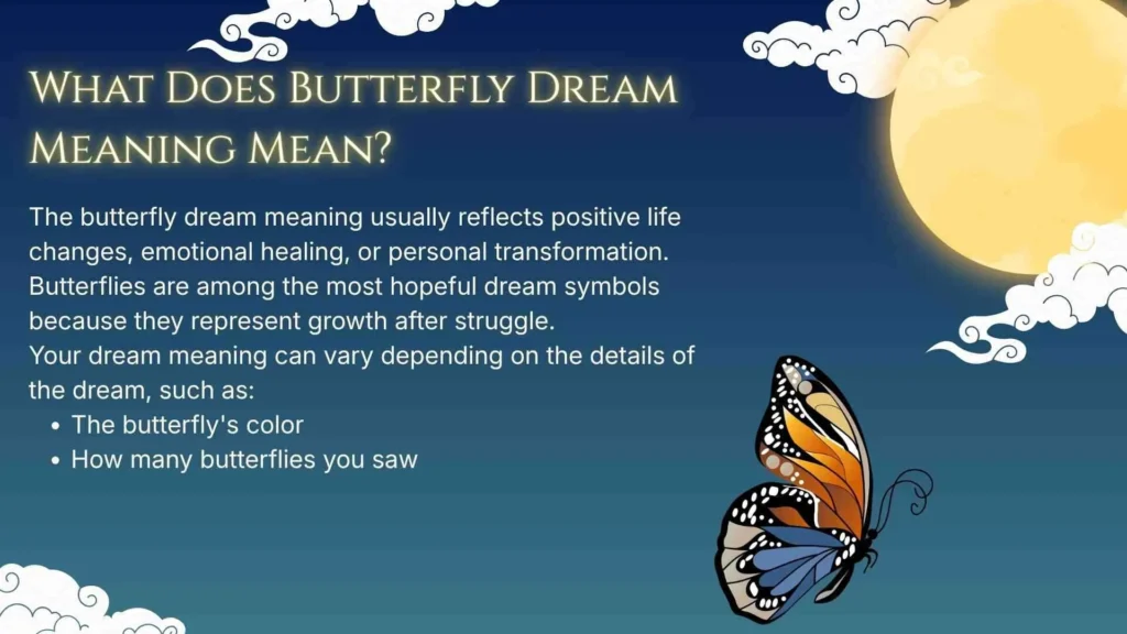 What Does Butterfly Dream Meaning Mean?