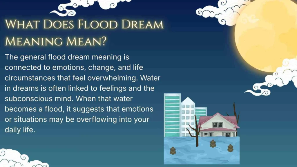 What Does Flood Dream Meaning Mean?