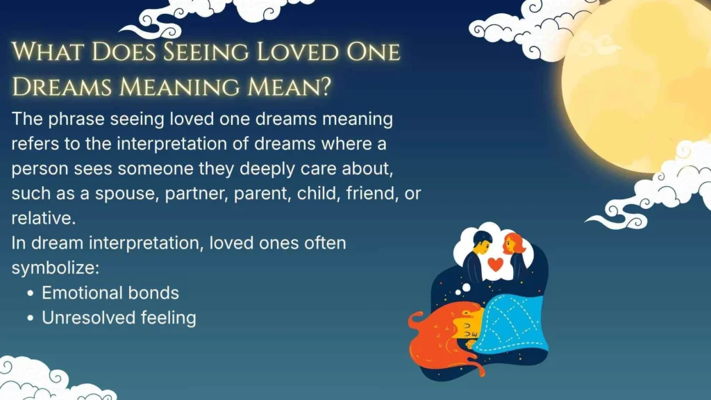 What Does Seeing Loved One Dreams Meaning Mean?
