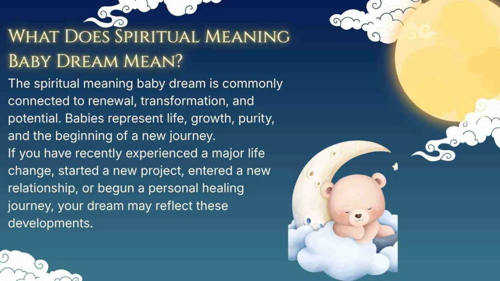 What Does Spiritual Meaning Baby Dream Mean?