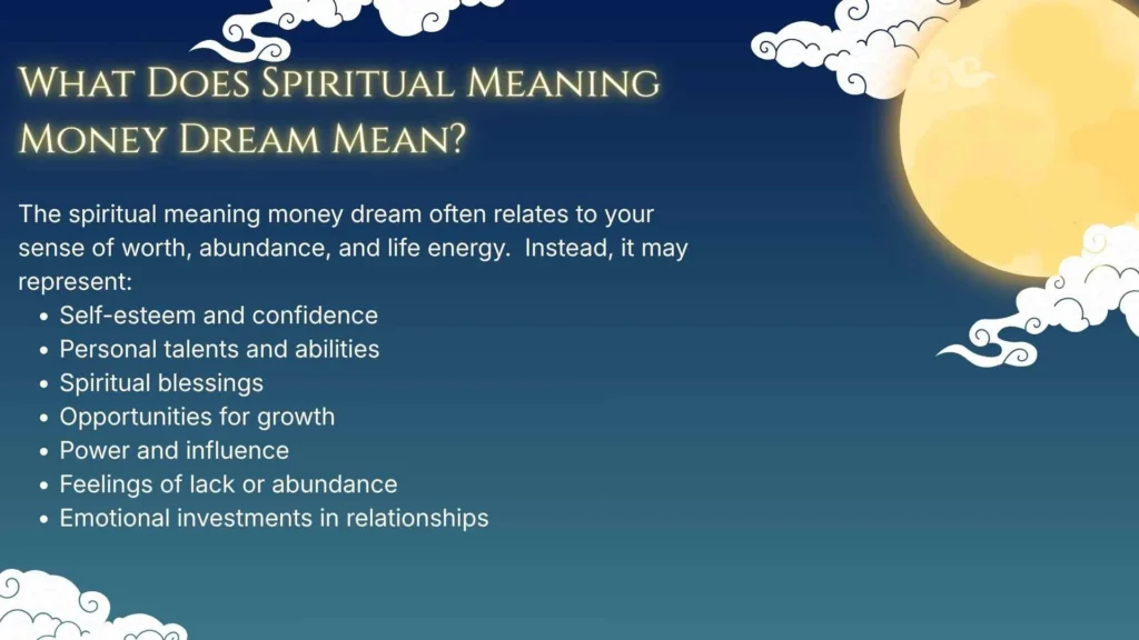 What Does Spiritual Meaning Money Dream Mean?