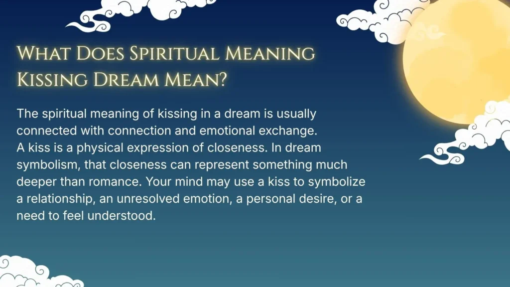 What Does Spiritual Meaning Kissing Dream Mean