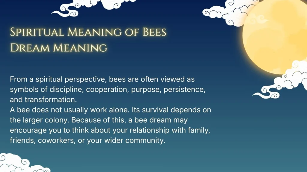 Spiritual Meaning of Bees Dream Meaning