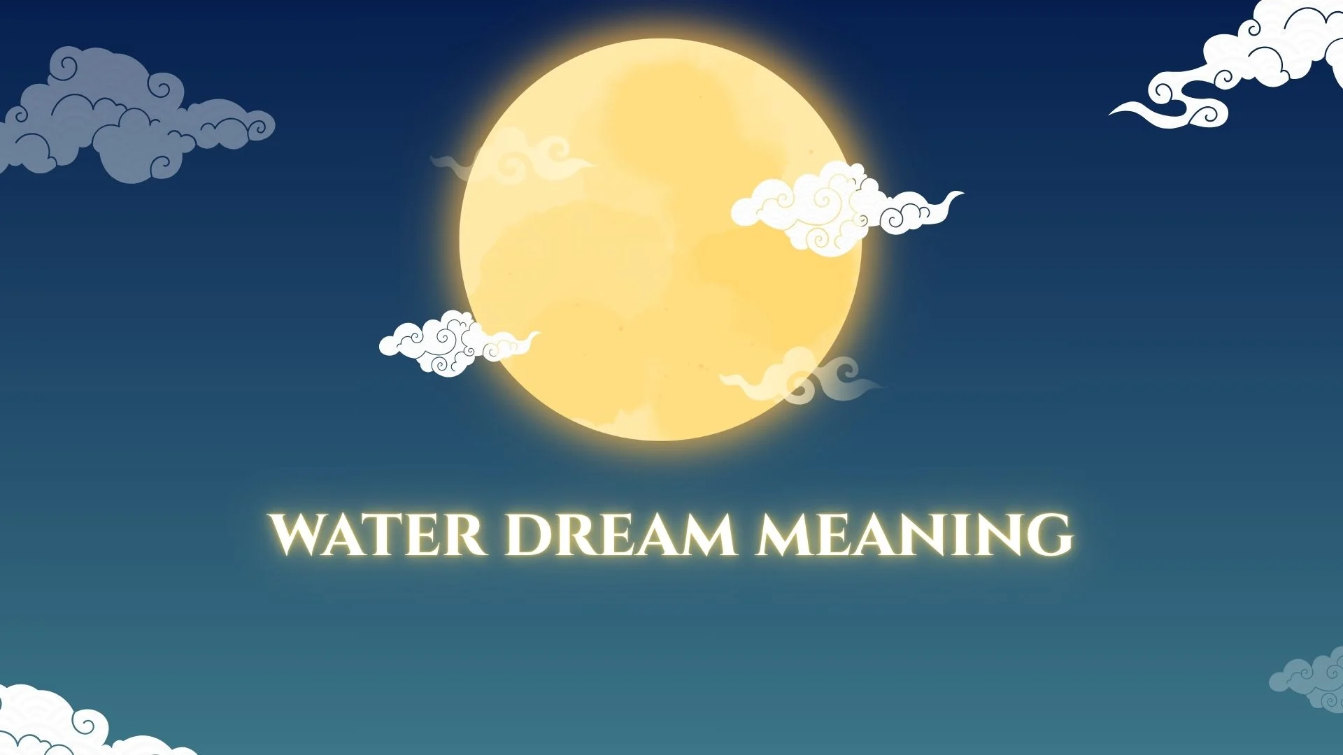 water dream meaning