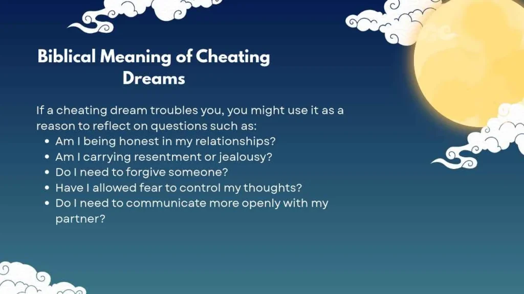 Biblical Meaning of Cheating Dreams