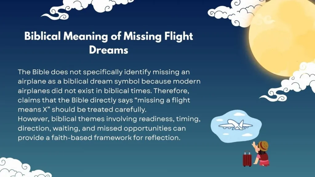Biblical Meaning of Missing Flight Dreams