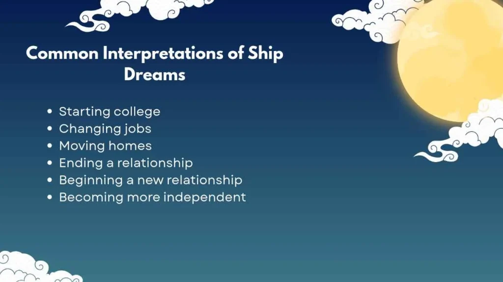 When You Should Ignore This Dream ship