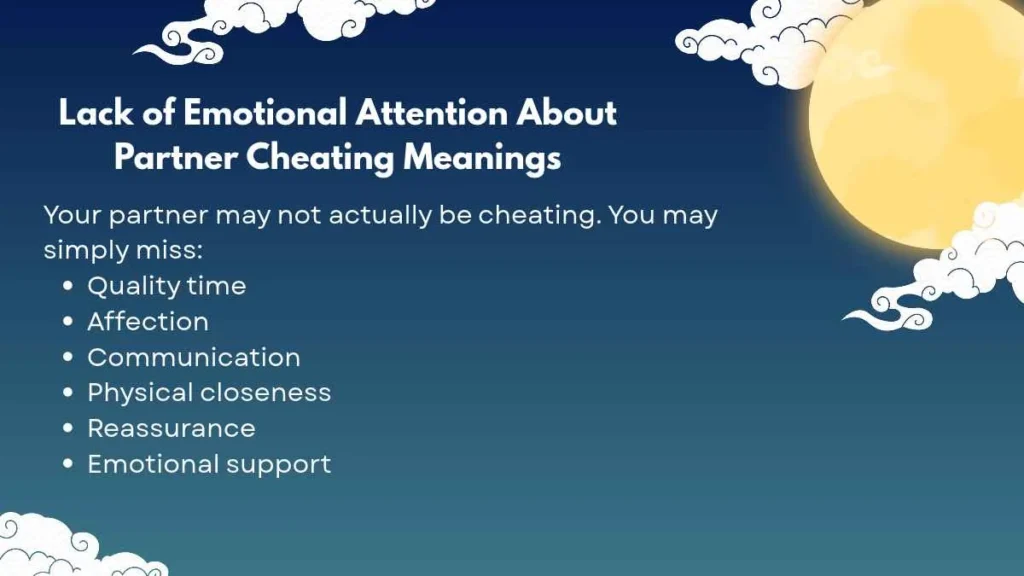 dreams about partner cheating meanings