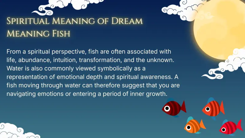 Spiritual Meaning of Dream Meaning Fish