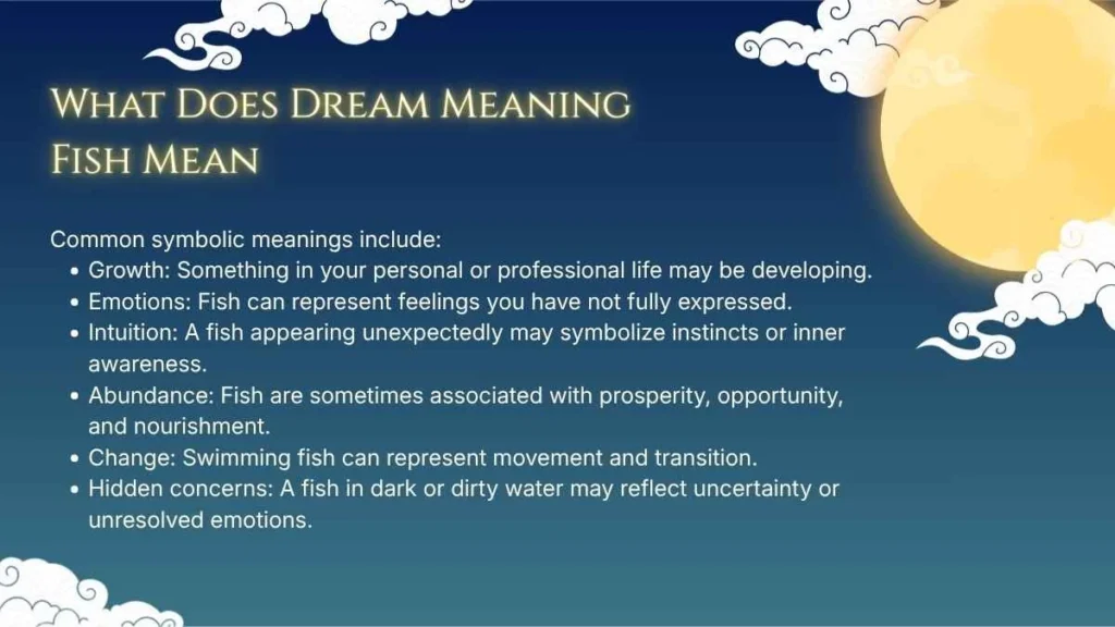 What Does Dream Meaning Fish Mean?