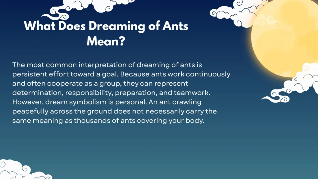 What Does Dreaming of Ants Mean?