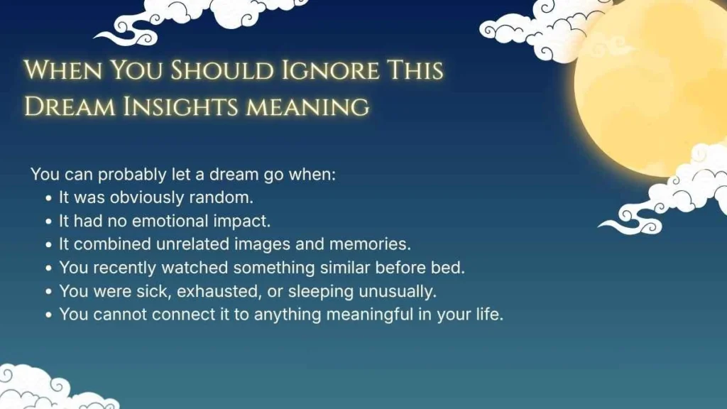 Emotions Behind the Dream
Insights Meaning