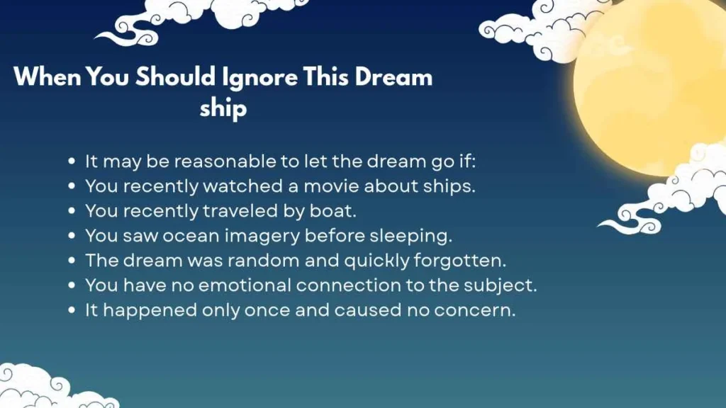 When You Should Ignore This Dream