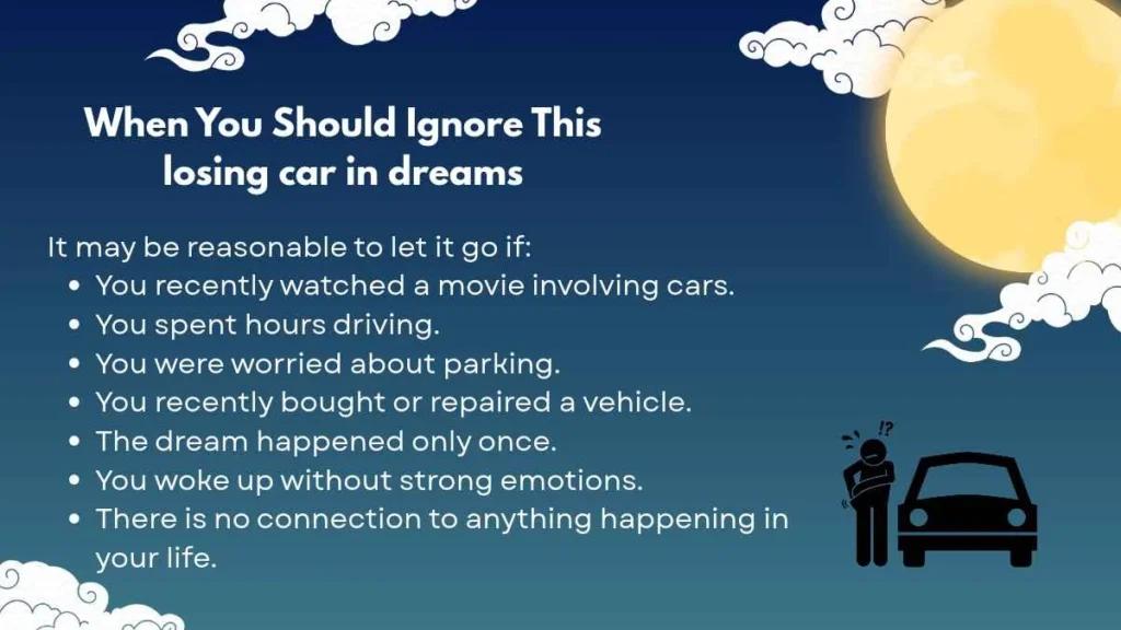 losing car in dreams