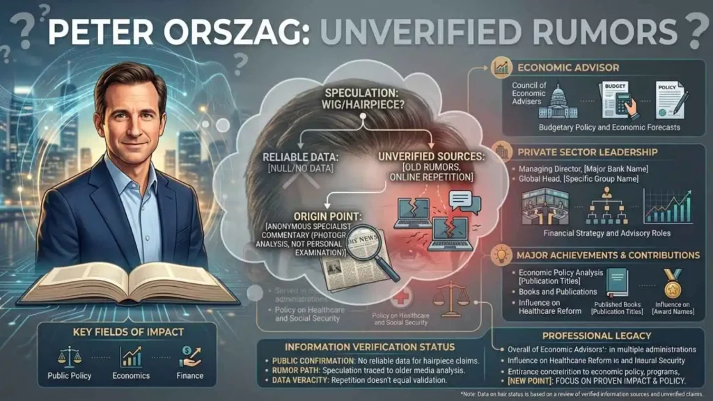 Does Peter Orszag Wear a Wig or Hairpiece?