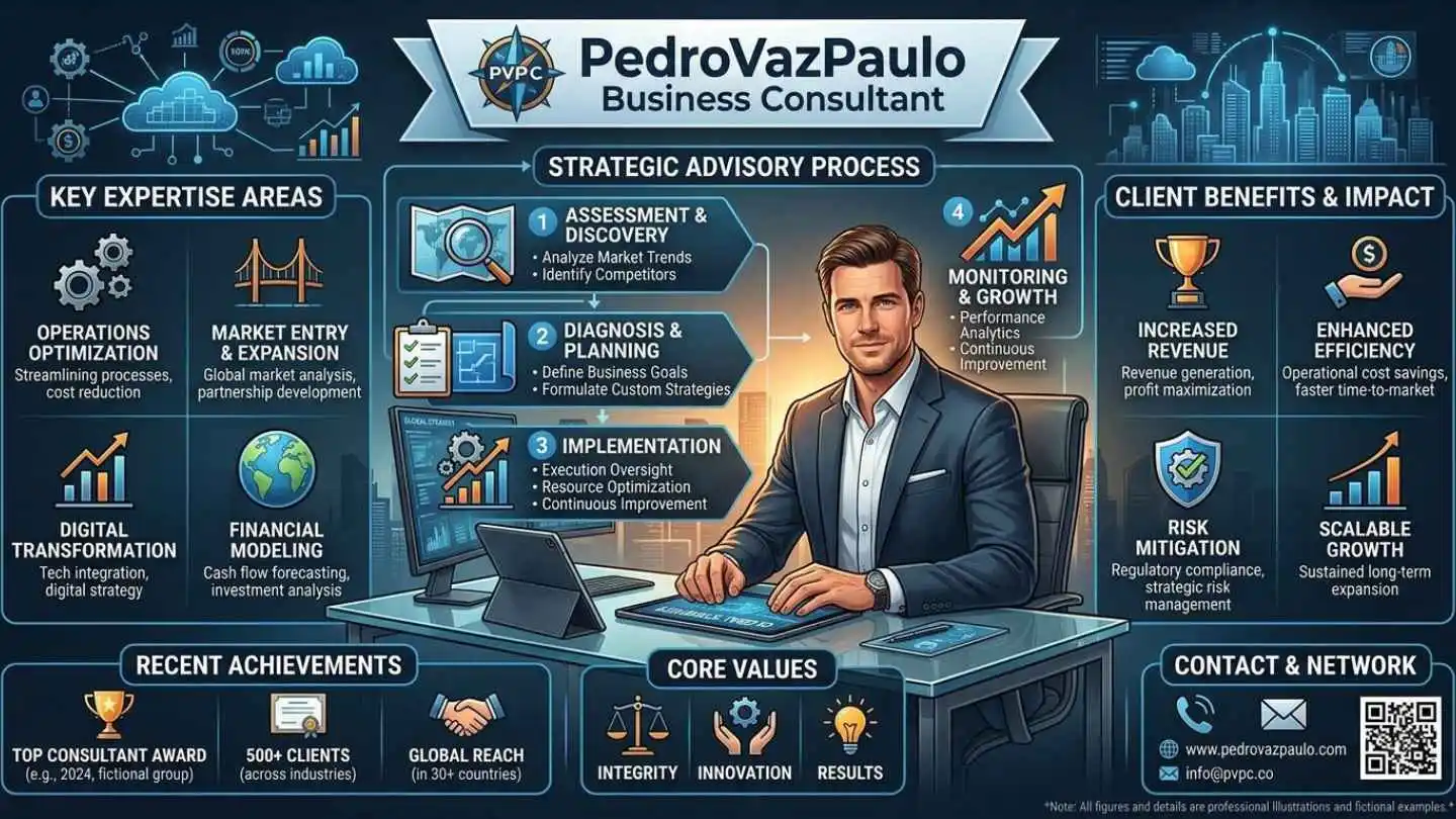 PedroVazPaulo Business Consultant: Services, Coaching, Strategy, and What to Know