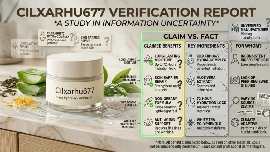 What Information About Cilxarhu677 Can Be Verified?